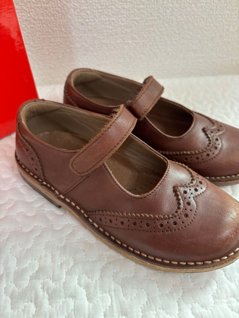 【値下げ】 エウレカ Eureka フラットシューズ 本革 18cm