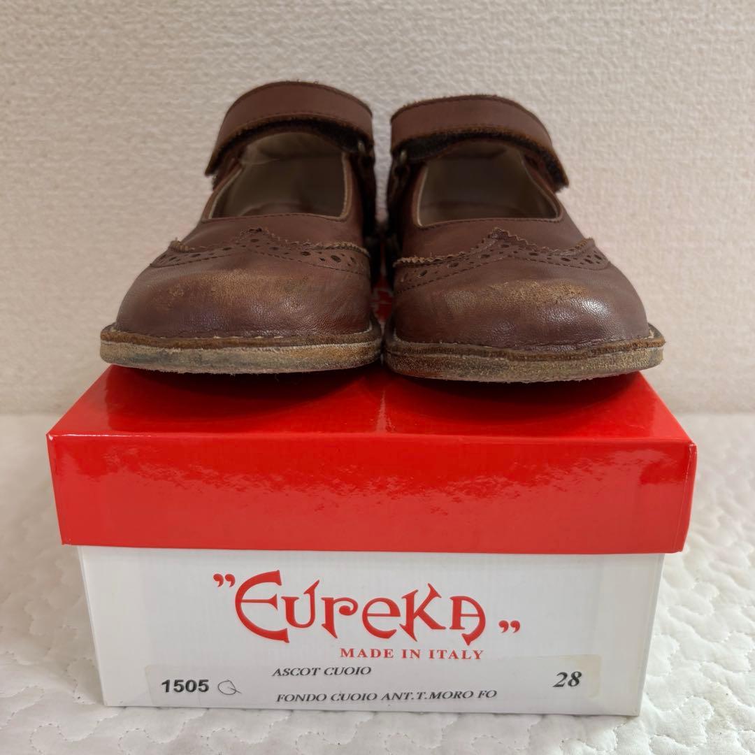 【値下げ】 エウレカ Eureka フラットシューズ 本革 18cm