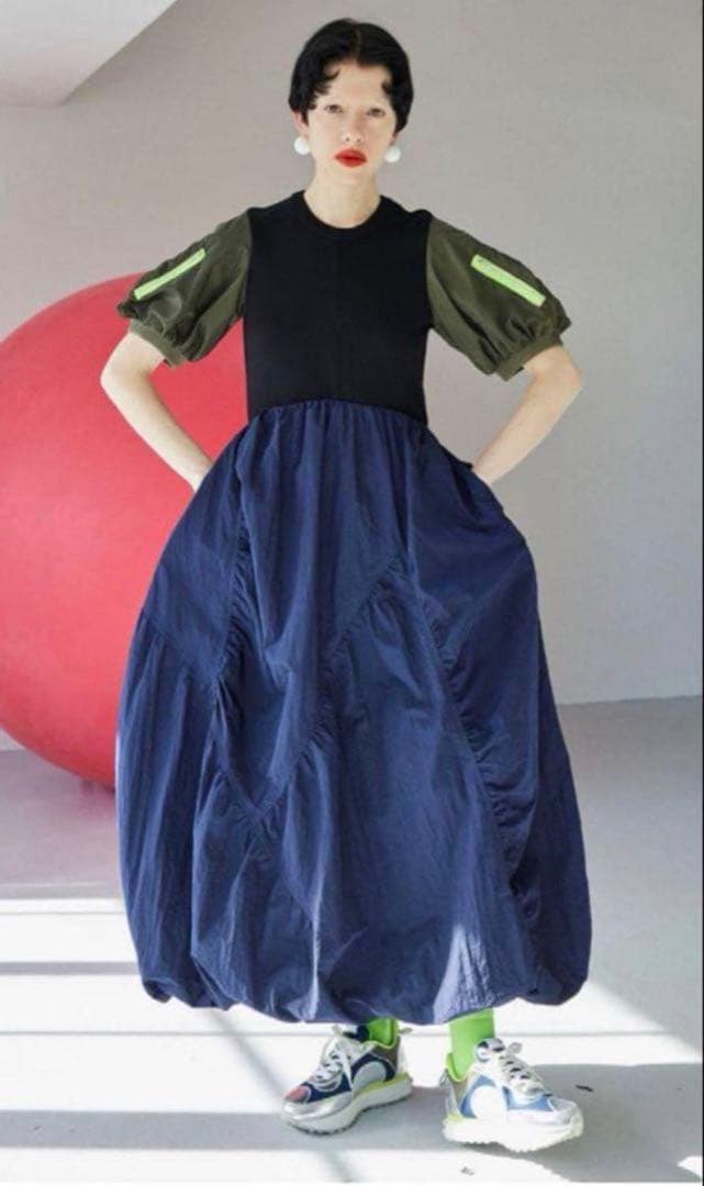 ワンピース OMMO MA-1 HALF SLEEVE DOCKING OP