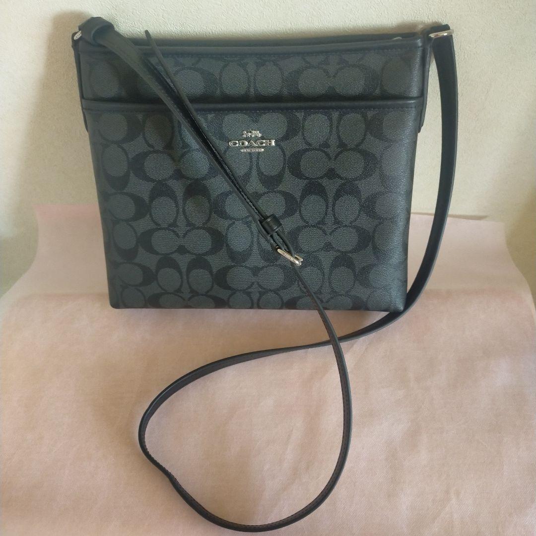 【美品】COACH　コーチ　ショルダーバッグ　黒