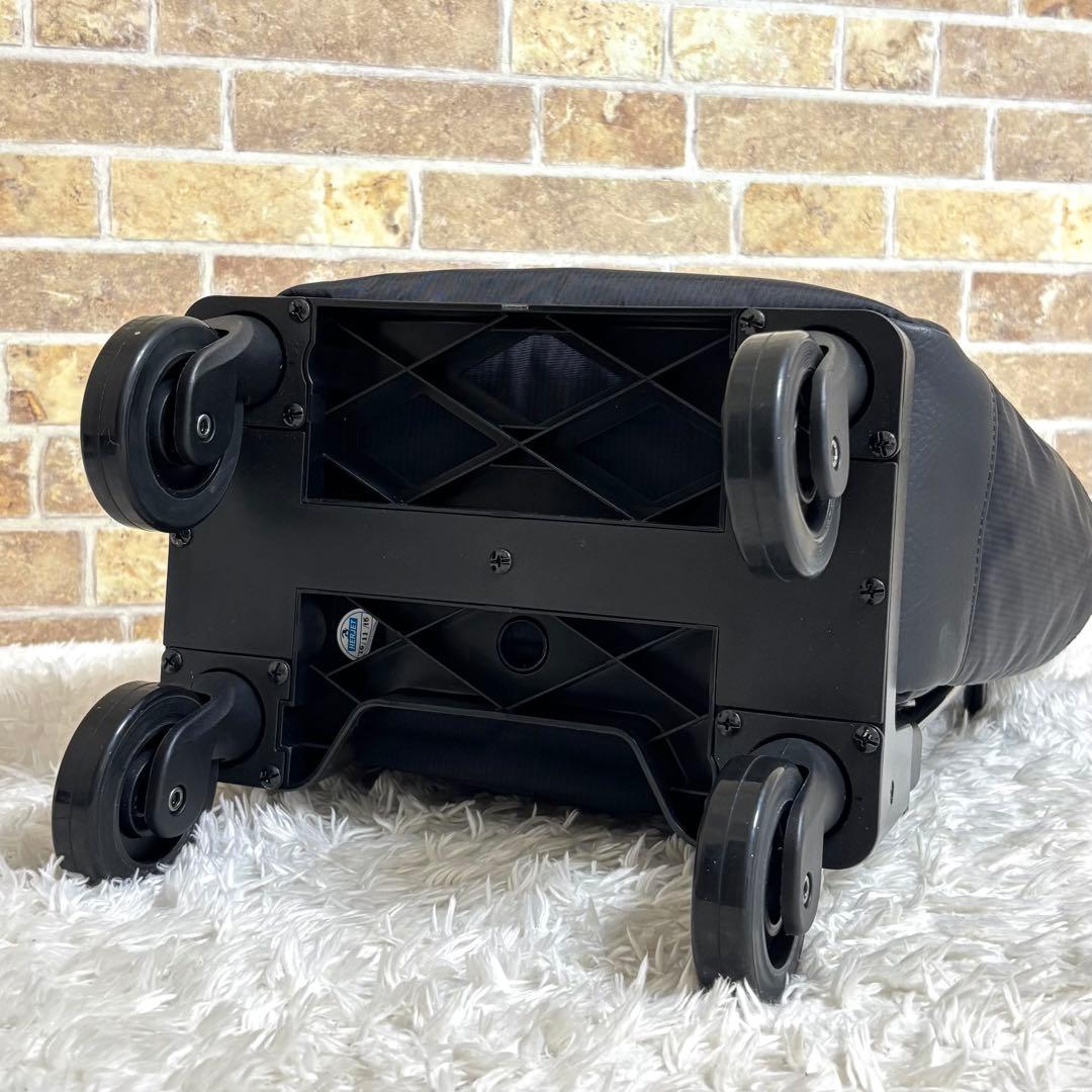 【美品】 スワニー ルバンド キャリーバッグ グログランリボン Mサイズ 4輪