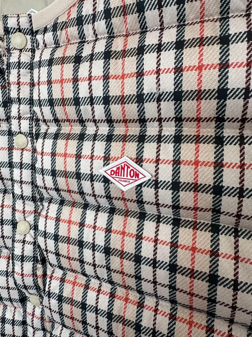 ジャケット・アウター DANTON NYLON TAFFETA INNER DOWN VEST