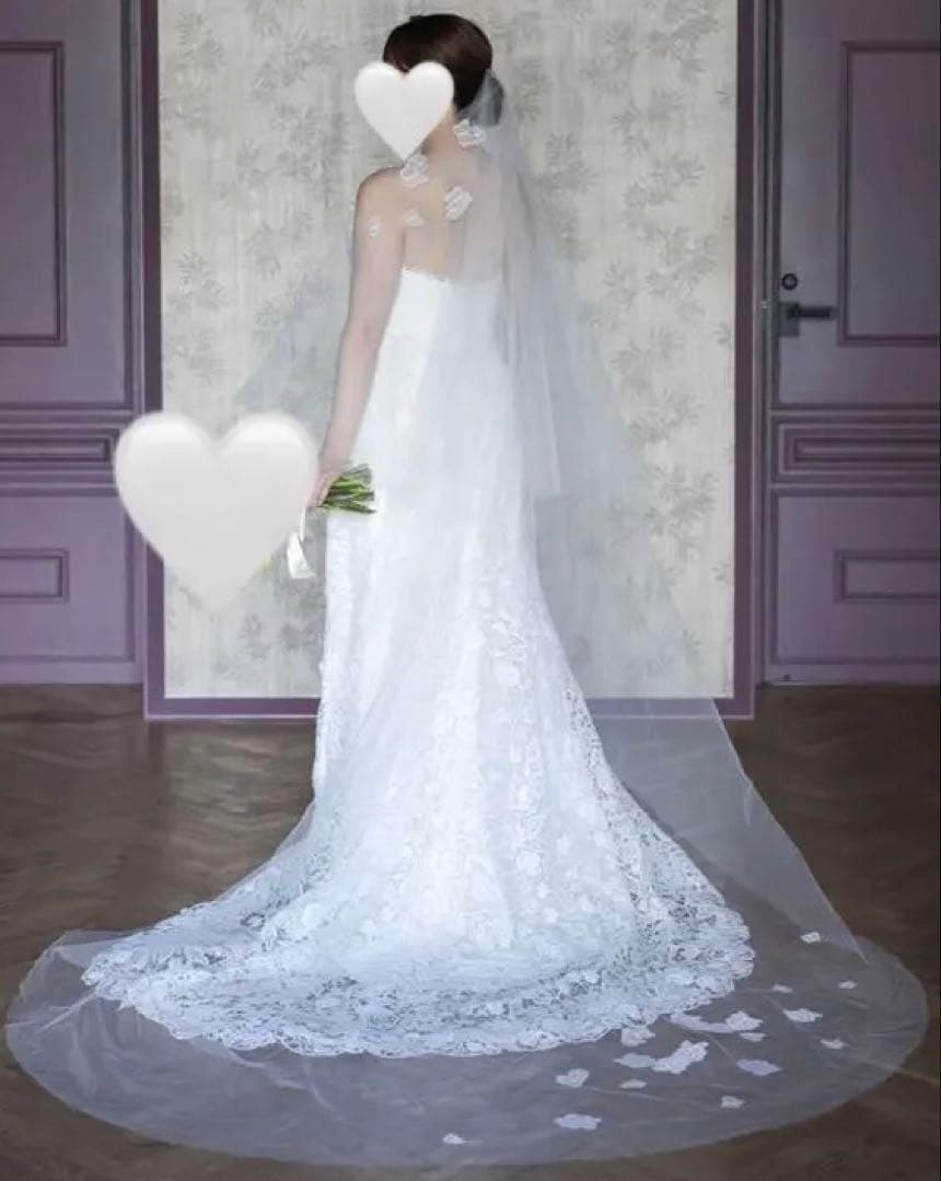 THE TREAT DRESSING ウェディングベール　蝶々　80×250