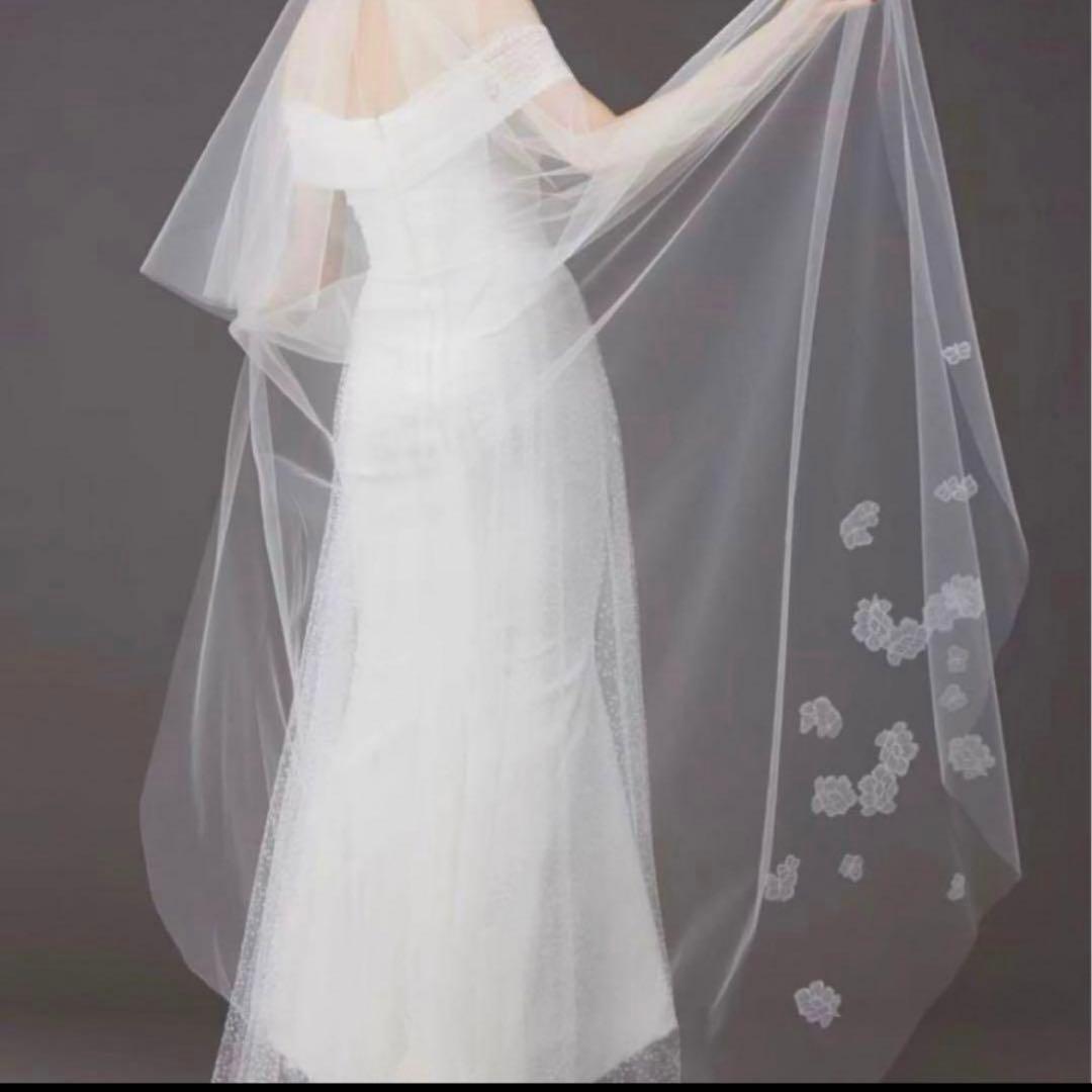 THE TREAT DRESSING ウェディングベール　蝶々　80×250