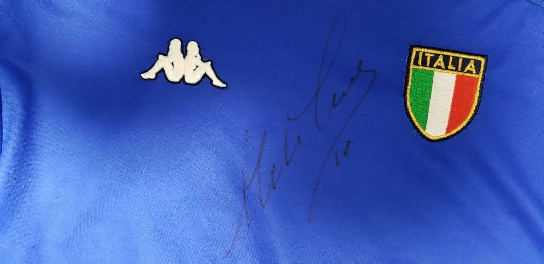 アレッサンドロ　デル　ピエロ　直筆サイン　サイン　イタリア代表　ユニ　2001