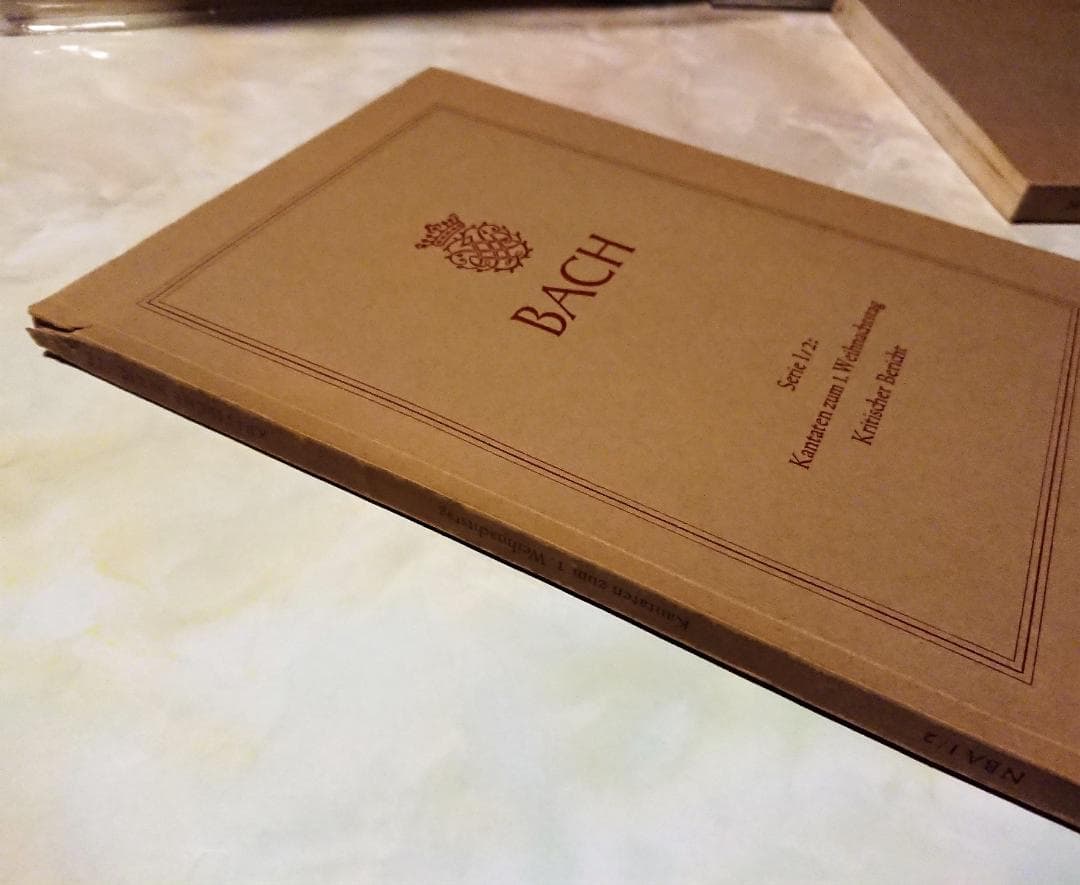 洋書独文 新バッハ全集 批判校訂報告書I/2:クリスマス第1日のためのカンタータ