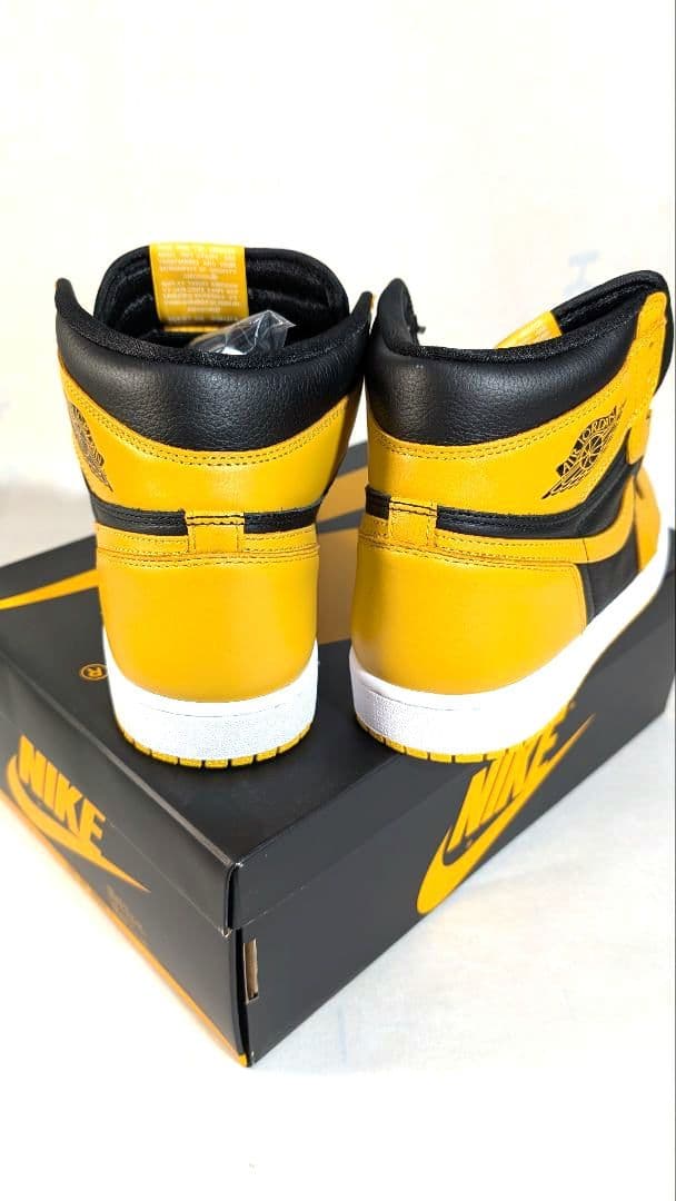 新品NIKE エアジョーダンⅠ ブラック/イエロー