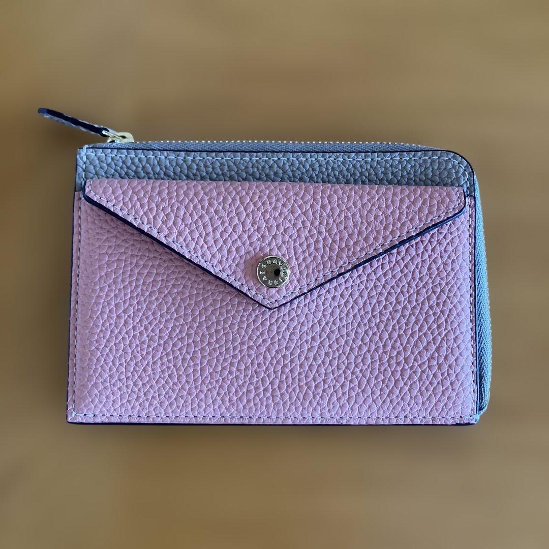 【新品 超美品】BONAVENTURA エンベロープ ミニジップ ウォレット