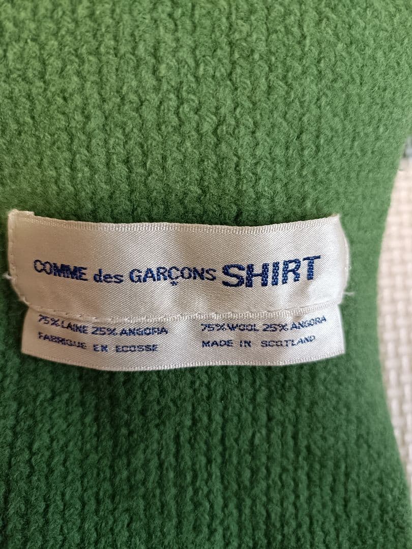 COMME des GARÇONS SHIRT ウール、アンゴラマフラー