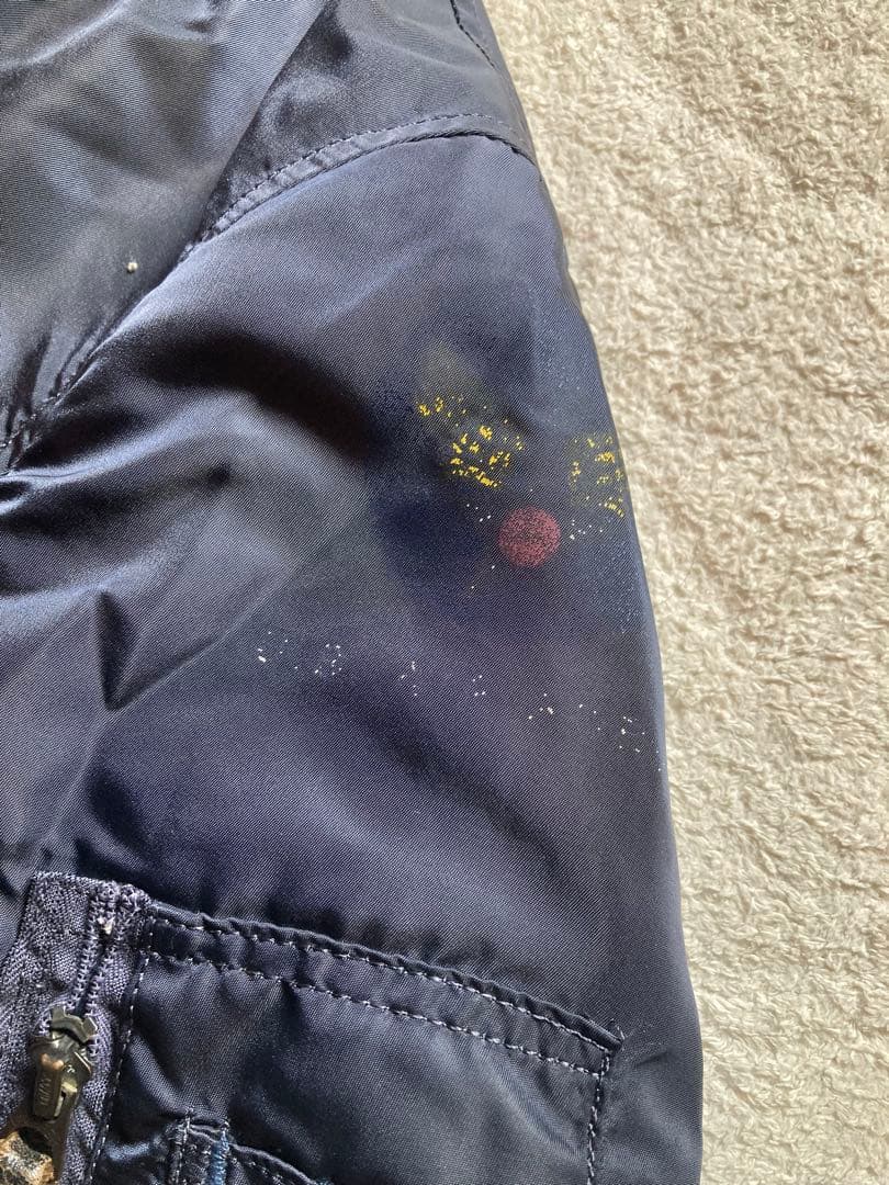 USA製 alpha B-15C フライトジャケット エアフォースブルー 38