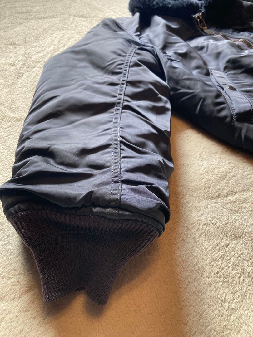 USA製 alpha B-15C フライトジャケット エアフォースブルー 38