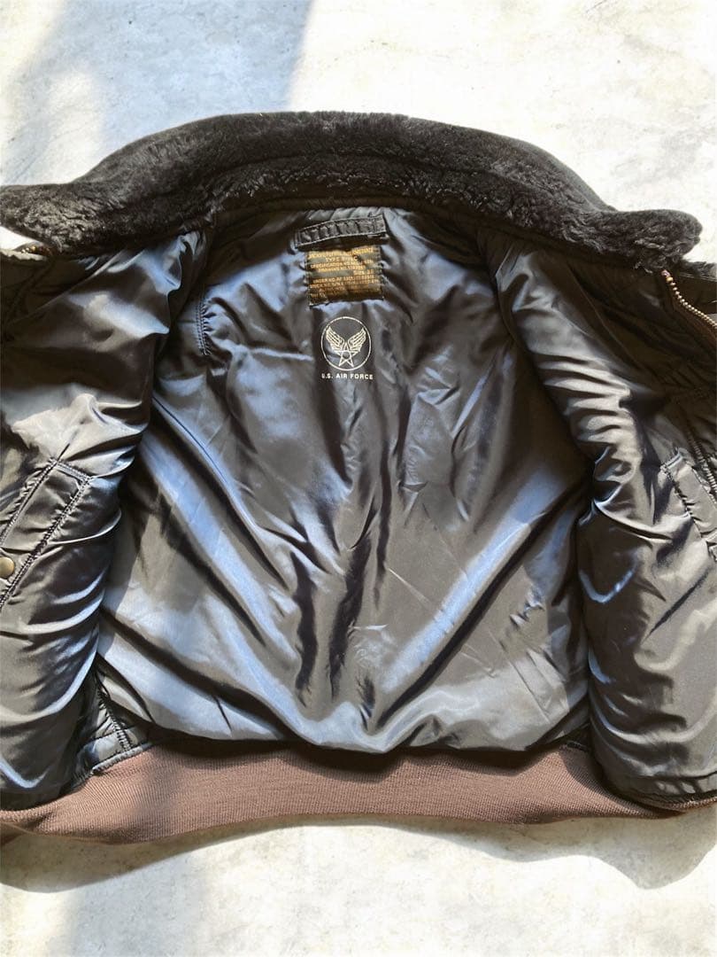 USA製 alpha B-15C フライトジャケット エアフォースブルー 38