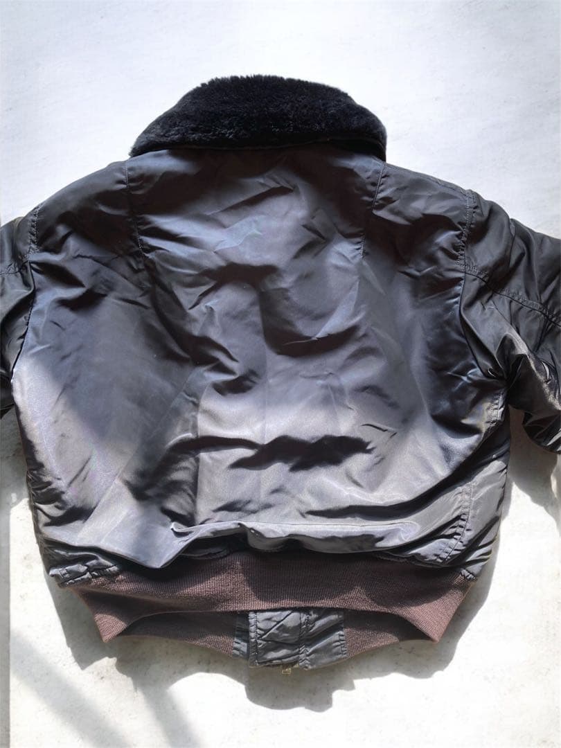 USA製 alpha B-15C フライトジャケット エアフォースブルー 38