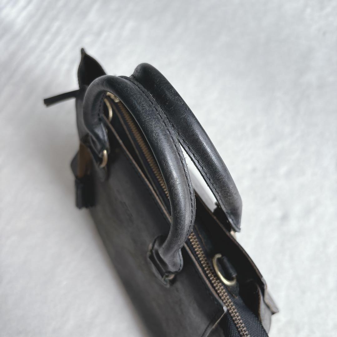 【美品】Ryu リュー　レザー　ショルダーバッグ　ハンドバッグ　2way