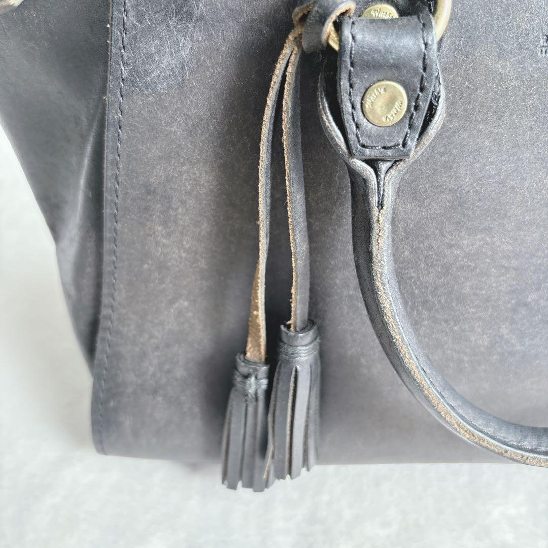 【美品】Ryu リュー　レザー　ショルダーバッグ　ハンドバッグ　2way