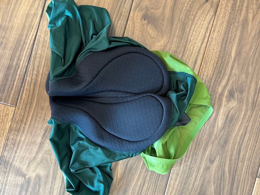 Rapha クラシックフライウェイトビブ M グリーン