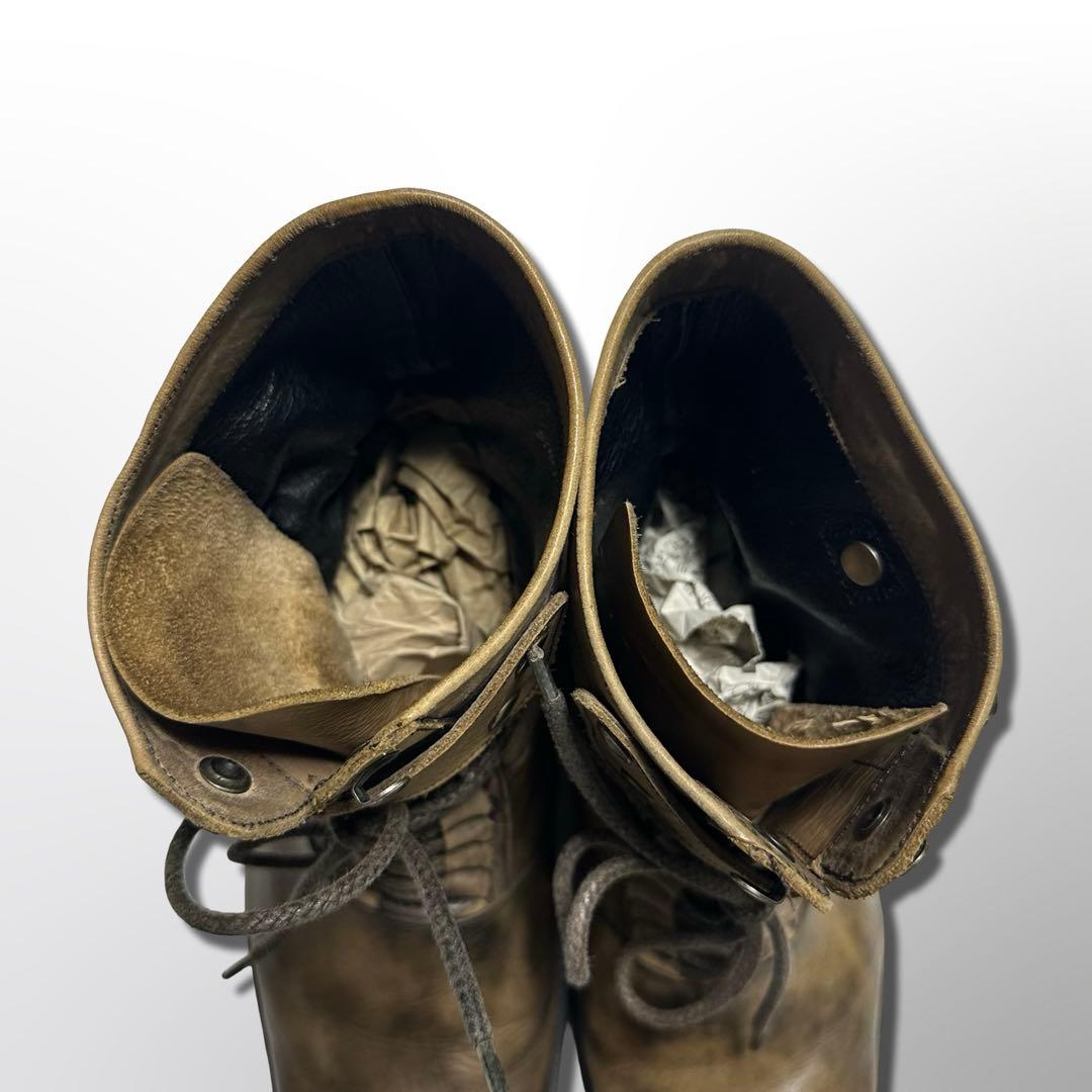 靴 00s alfredo BANNISTER lace up boots Y2K