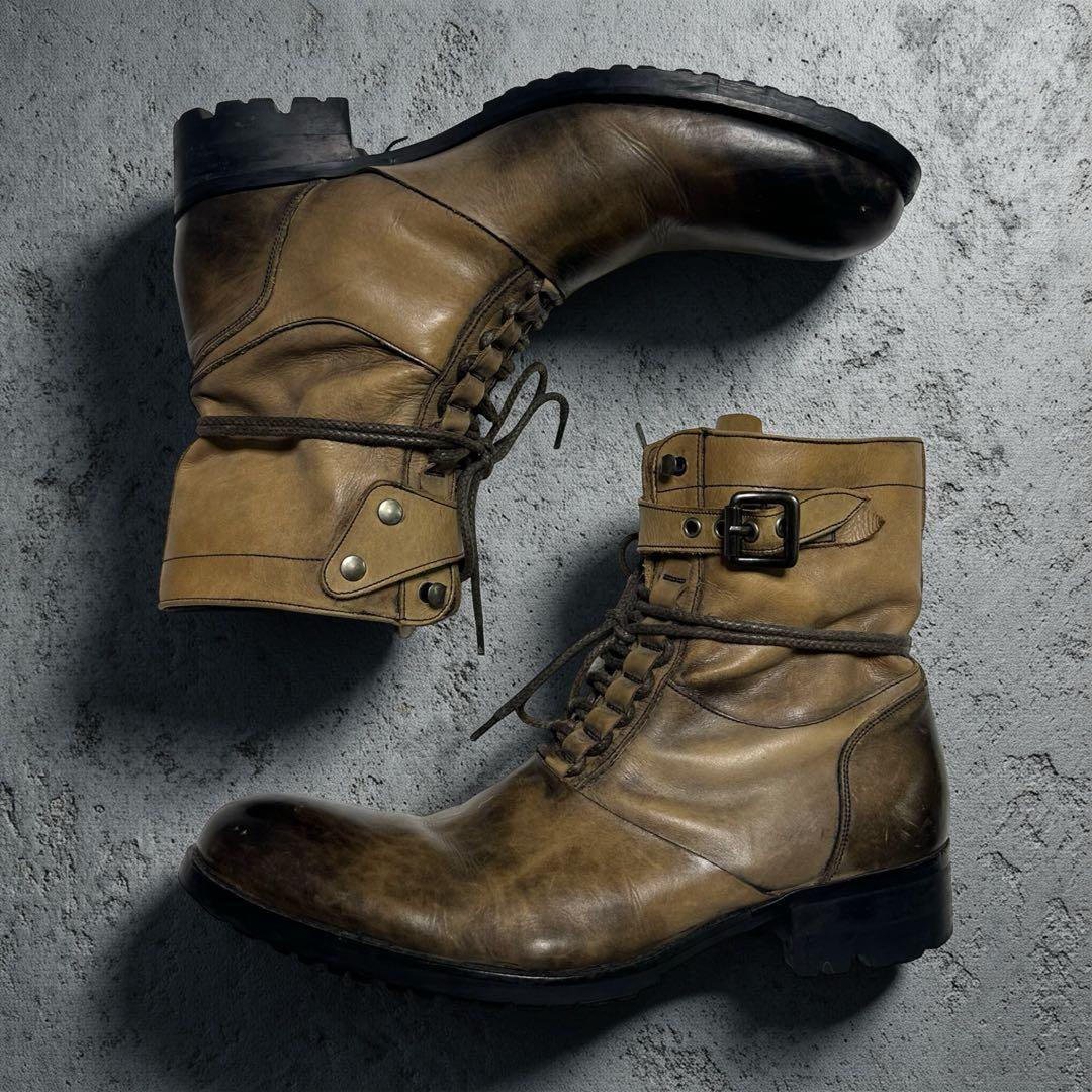 靴 00s alfredo BANNISTER lace up boots Y2K