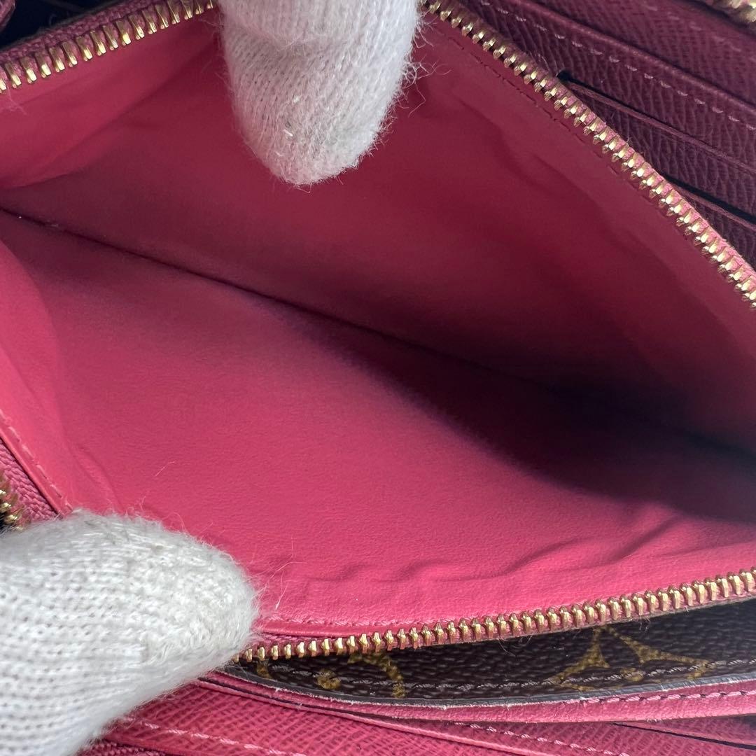 ルイヴィトン モノグラム レティーロ ピンク ジッピーウォレット 長財布 ローズ