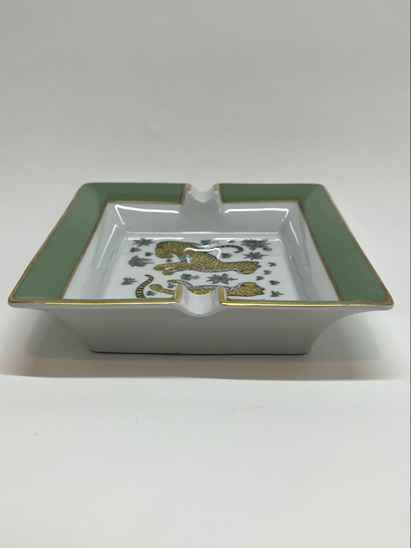 エルメス　アッシュトレイ　ヒョウ柄　箱付き