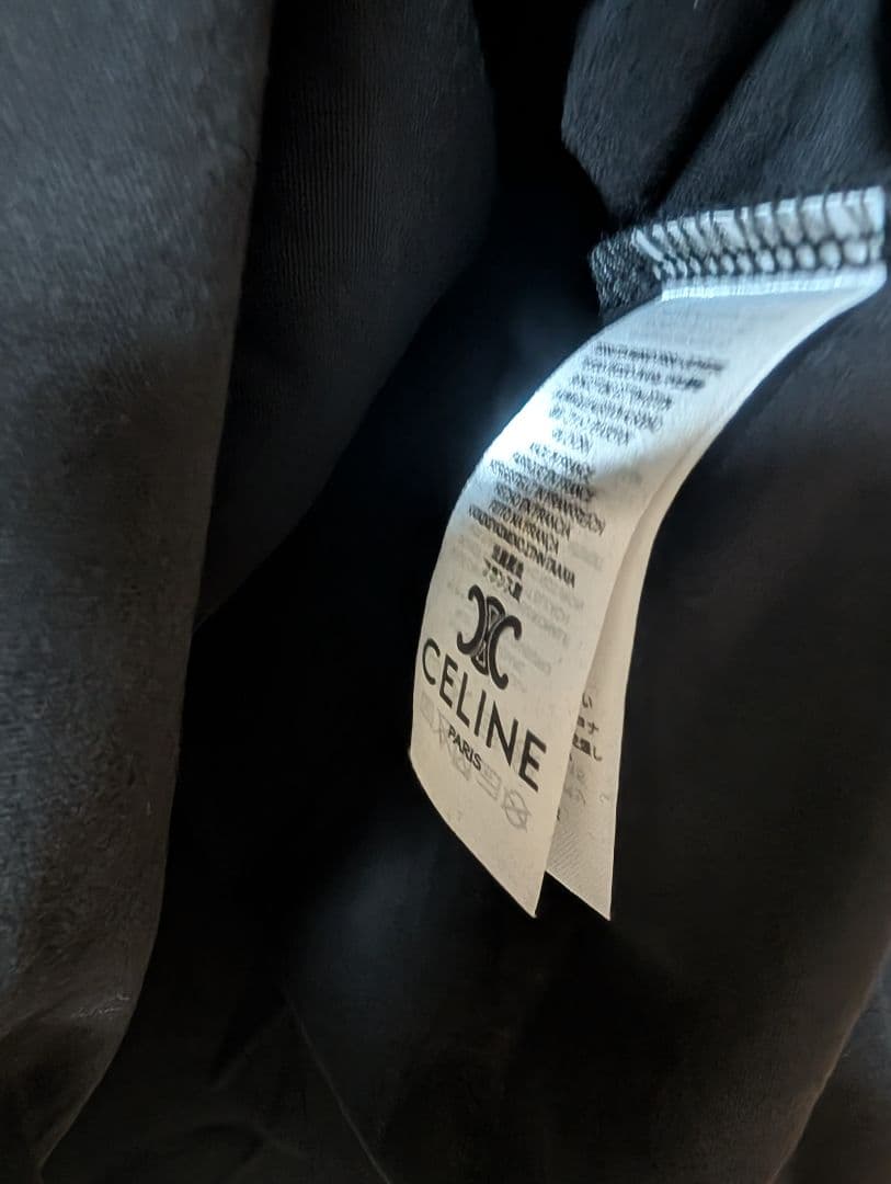 CELINE Farfetched ブラック Tシャツ グラデーションロゴ 新品