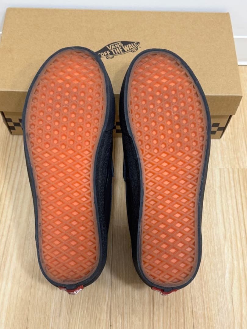 VANS レザー ローファー BLACK/BLACK V196CF 27.5