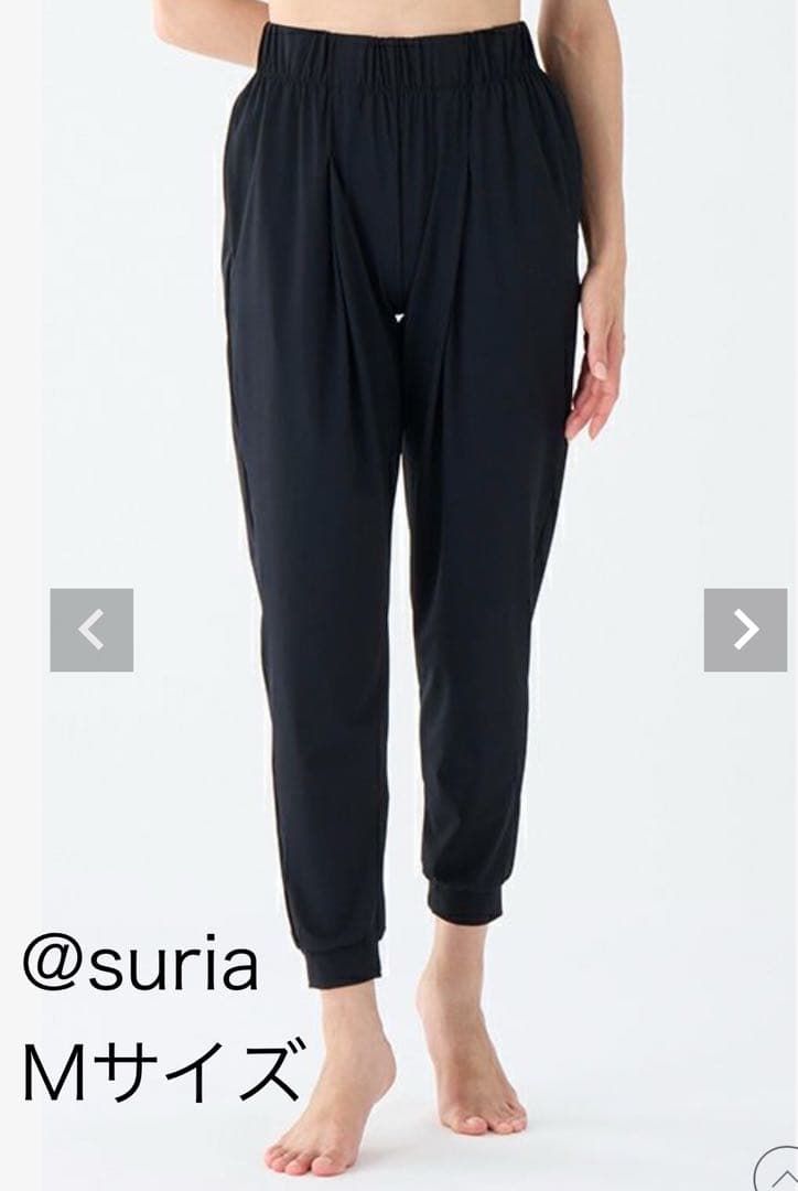 美品！suria スリア ナイールズパンツ ブラック M