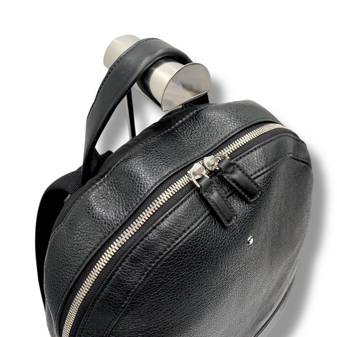 美品✨モンブラン マイスターシュテュック ソフトグレイン バックパック ブラック