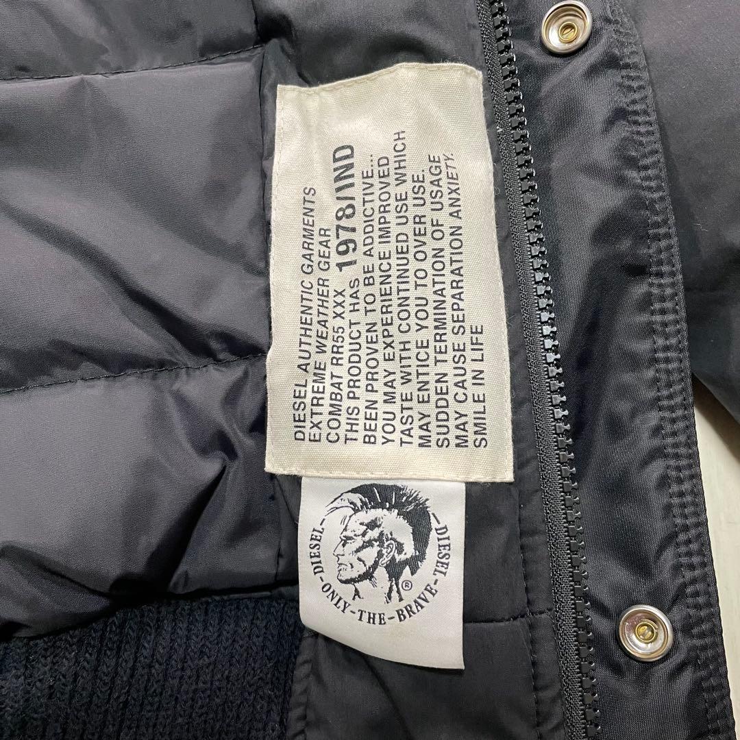 ディーゼル W-BURKISK N-2Bジャケット ブラック Sサイズ y2k