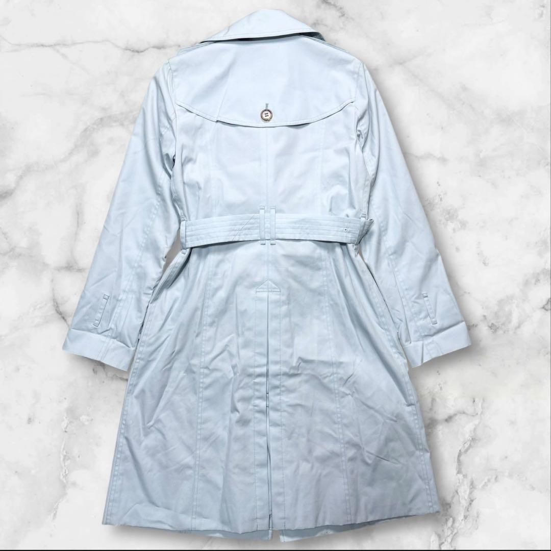 BURBERRY バーバリー トレンチコート ジャケット 水色 ノバチェック