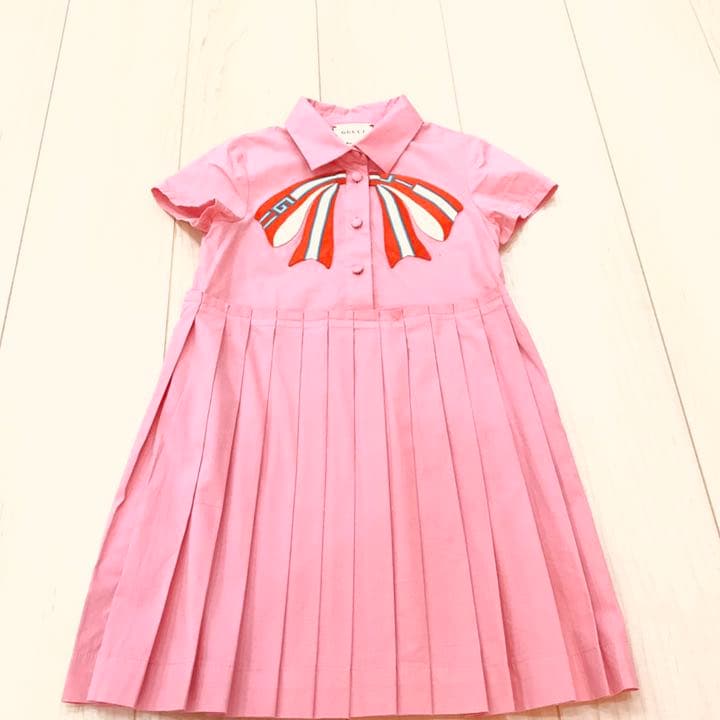 GUCCI ワンピース　リボン　サイズ5 100〜110