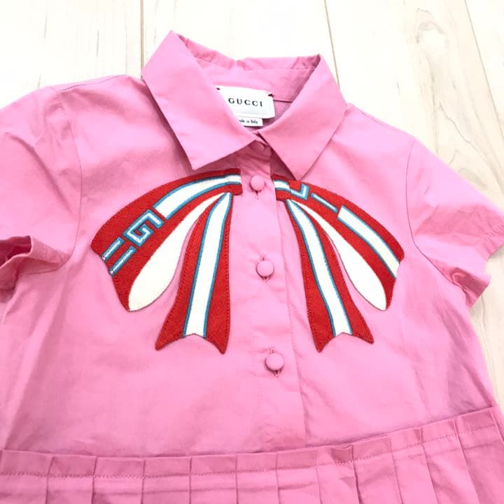 GUCCI ワンピース　リボン　サイズ5 100〜110