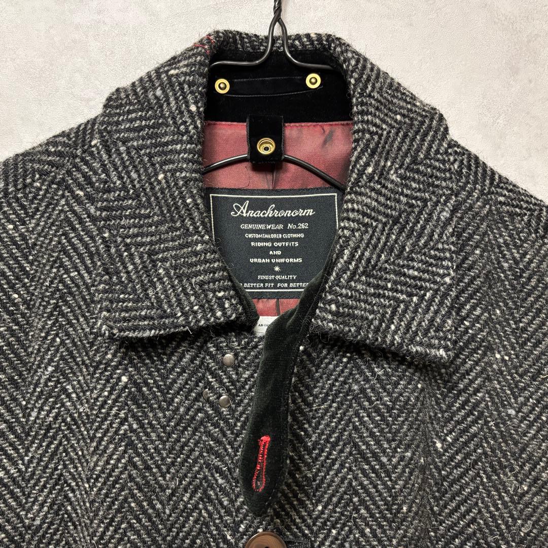ANACHRONORM ステンカラーコート ツイード サイズ1　アナクロノーム