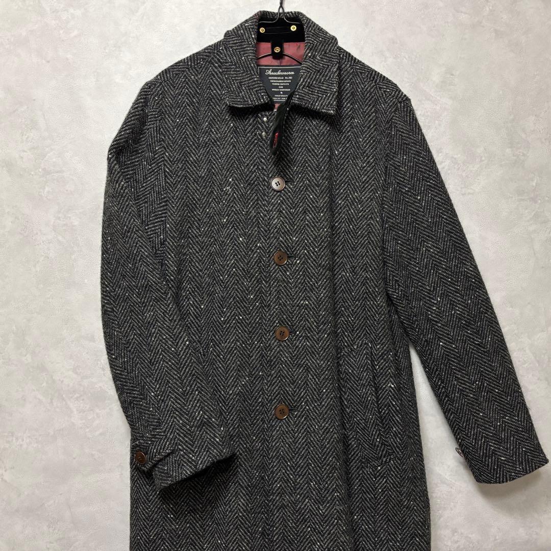 ANACHRONORM ステンカラーコート ツイード サイズ1　アナクロノーム