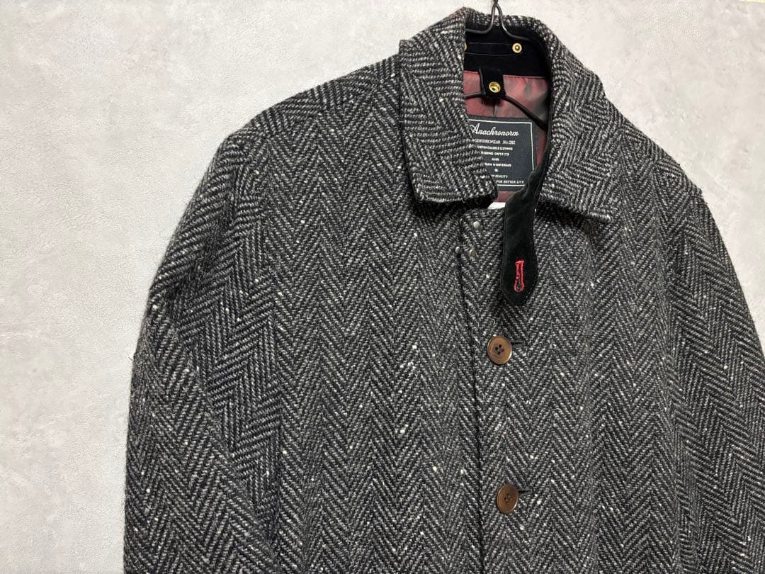 ANACHRONORM ステンカラーコート ツイード サイズ1　アナクロノーム