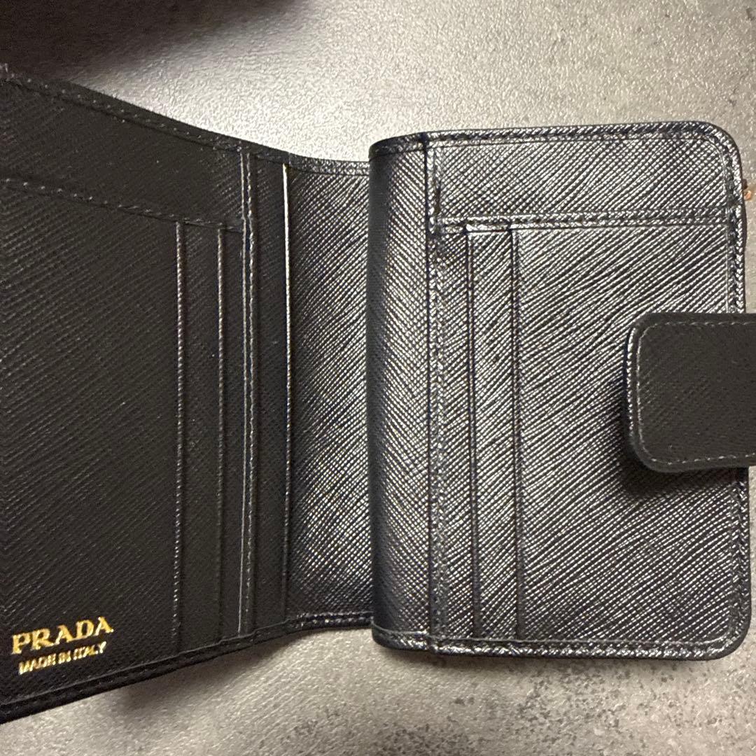 【新品】 PRADA 財布 現行 未使用 RFID タグ