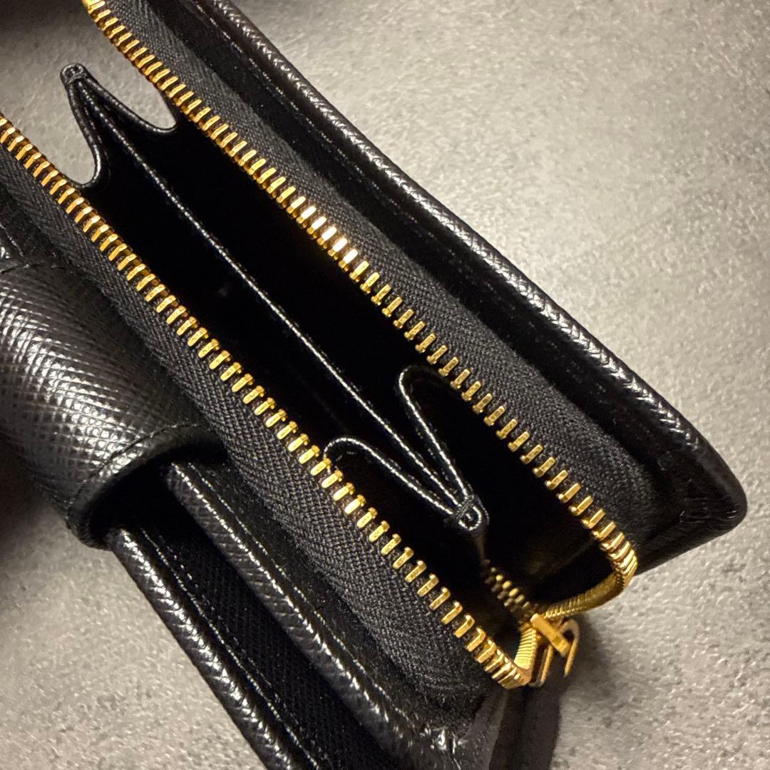 【新品】 PRADA 財布 現行 未使用 RFID タグ