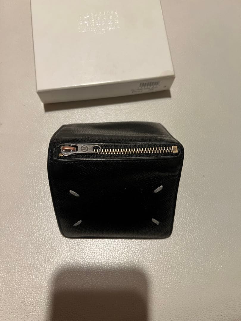 【美品】Maison Margiela メゾンマルジェラ　ブラック 二つ折り財布