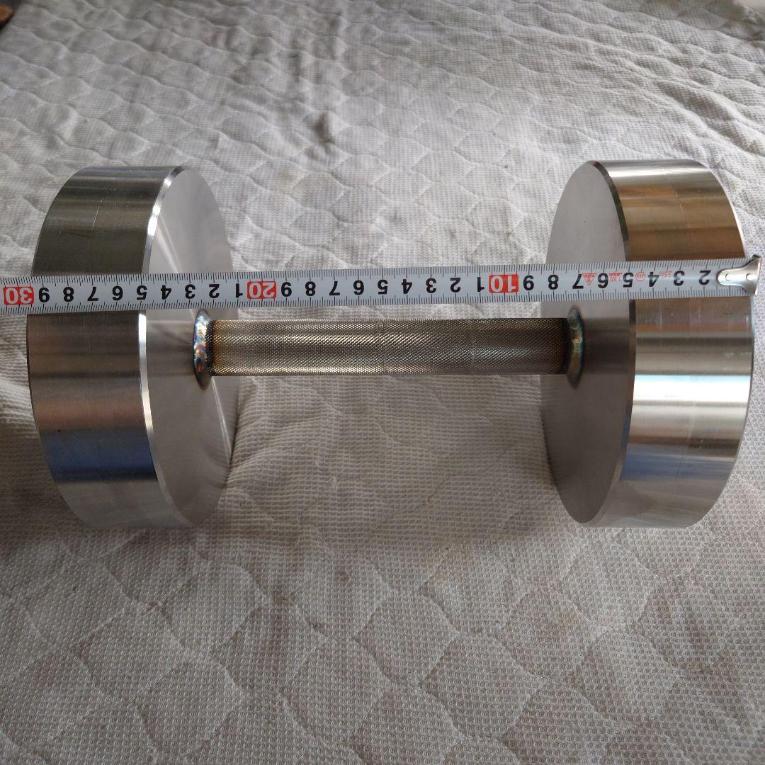 ステンレス　SUS304製　ダンベル 約23kg