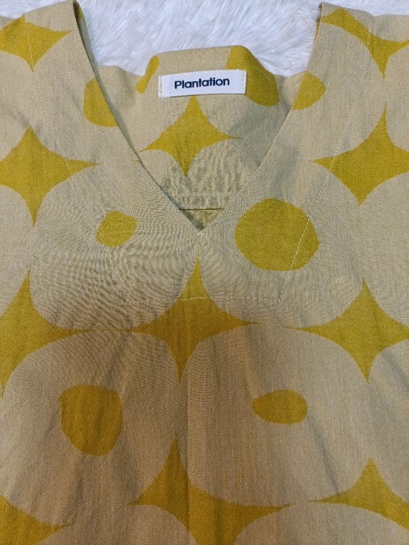 【極美品】プランテーション リングドットJQ/ロングワンピース