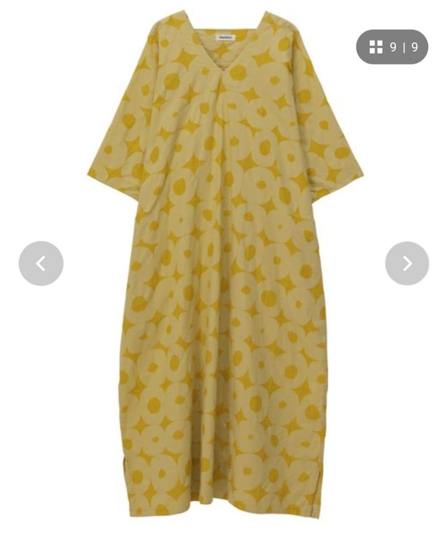 【極美品】プランテーション リングドットJQ/ロングワンピース