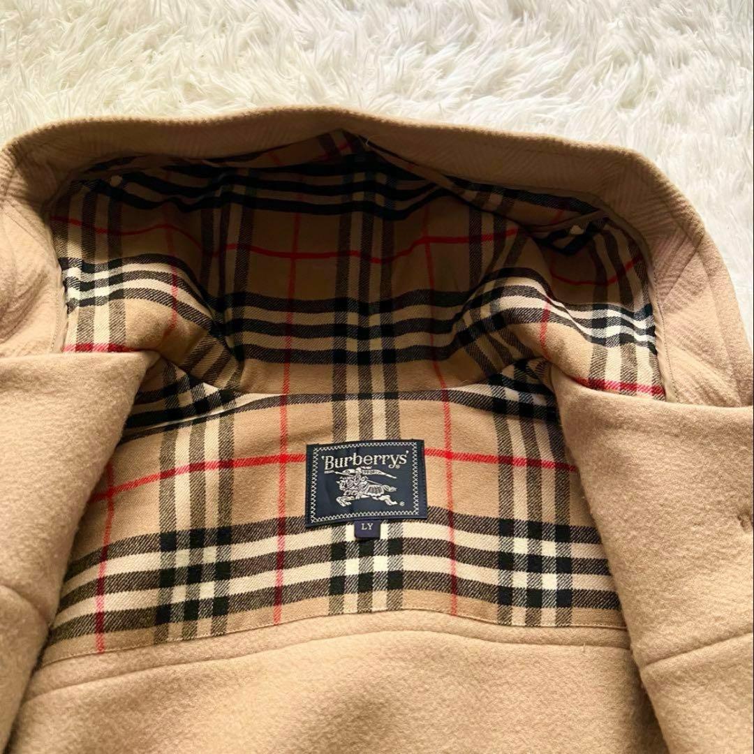Burberrys ムーアブルック ダッフルコート ヘリンボーン ノバチェックL