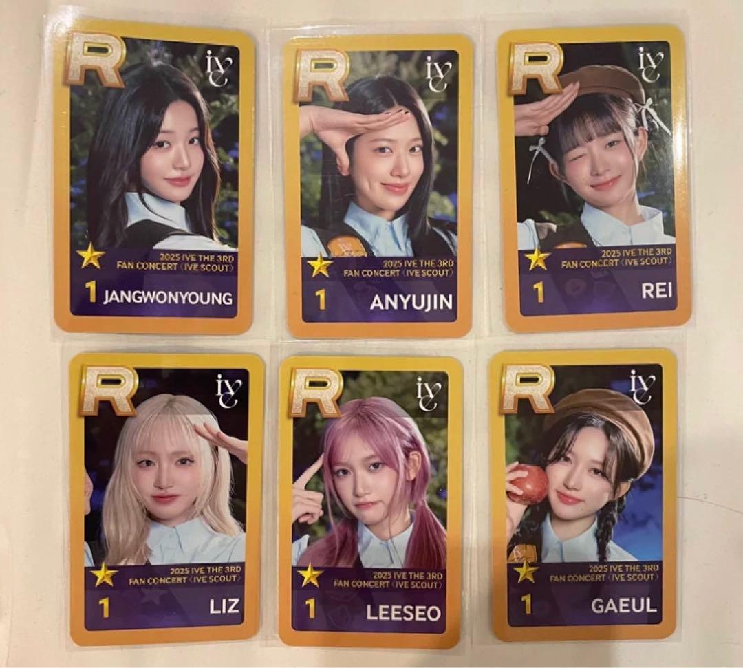 IVE SCOUT ファンコン fc ミッション 限定 トレカ 6枚セット