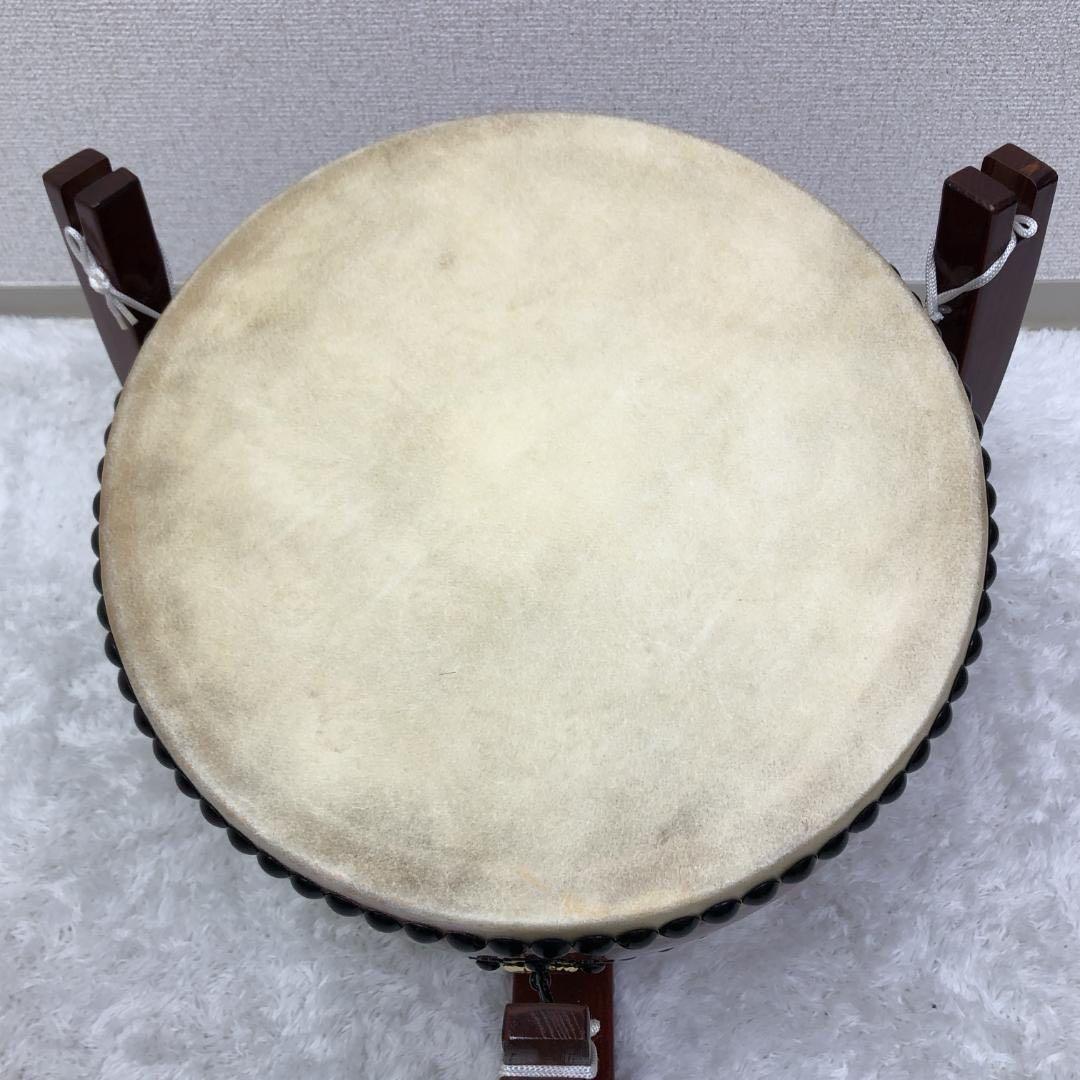 即演奏可能❣️美品✨和太鼓 平太鼓 36cm 1.2尺 バチ付き 和楽器演奏