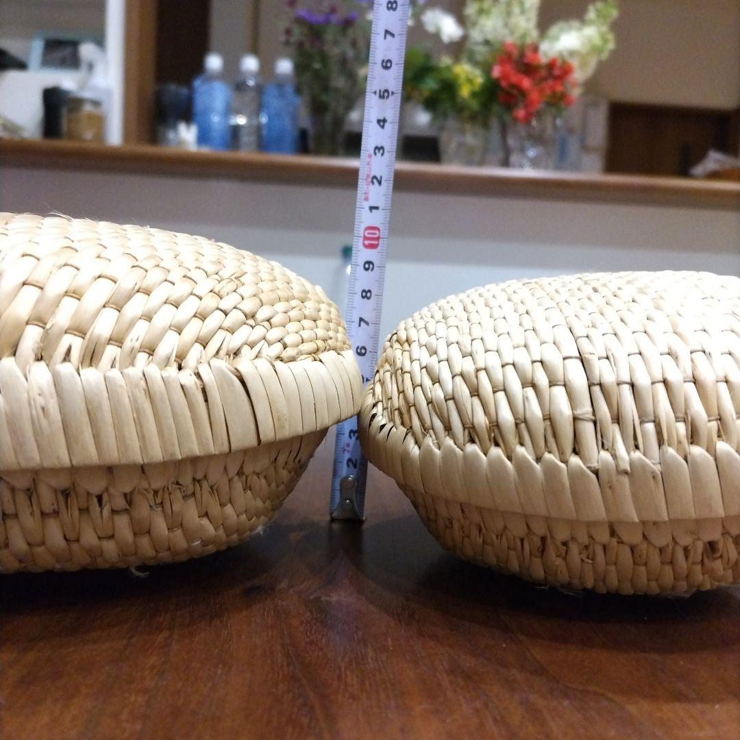 柳行李弁当箱飯行李 工芸品 大小２個