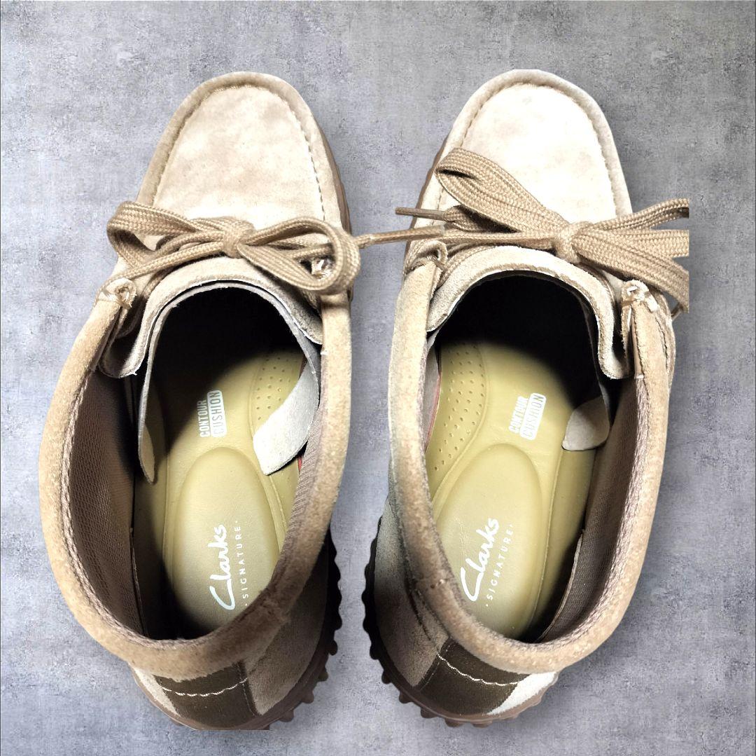 新品未使用 Clarks トーヒルハイ ダークサンドスエード 27.5cm