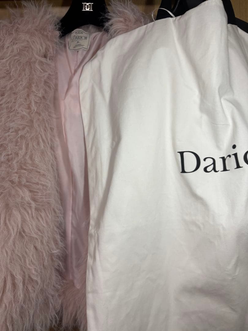 Darichガーメント＆ベロアハンガー付き モンスターボリュームファーコート