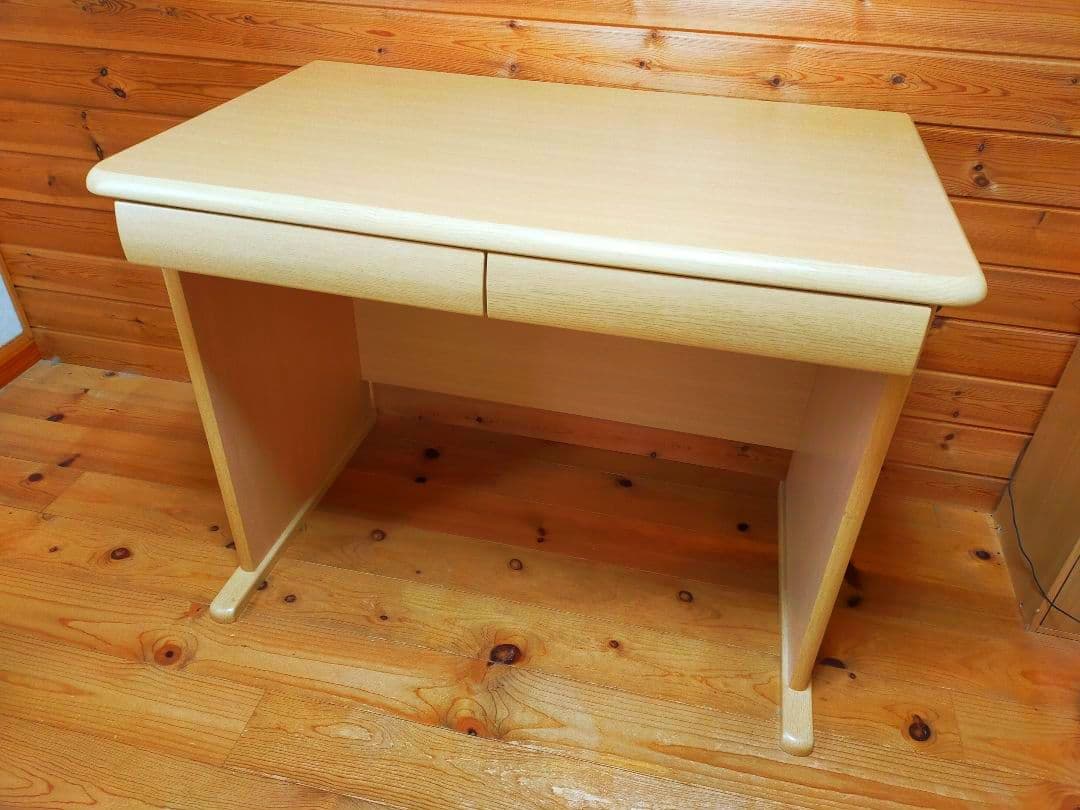 Toyonaka_K ニトリ学習机　ナチュラルデザイン 2引き出しデスク