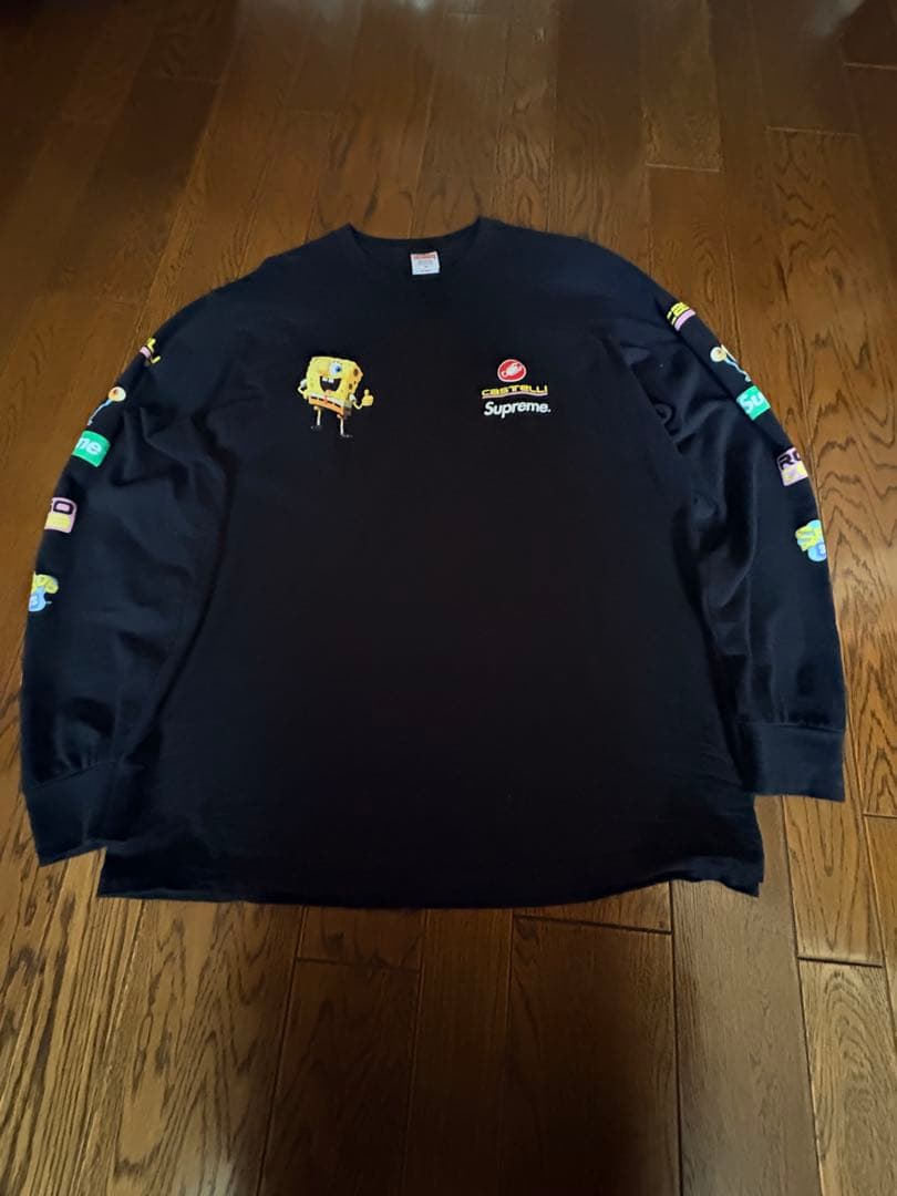 早い者勝ち supreme スポンジボブTシャツ 美品