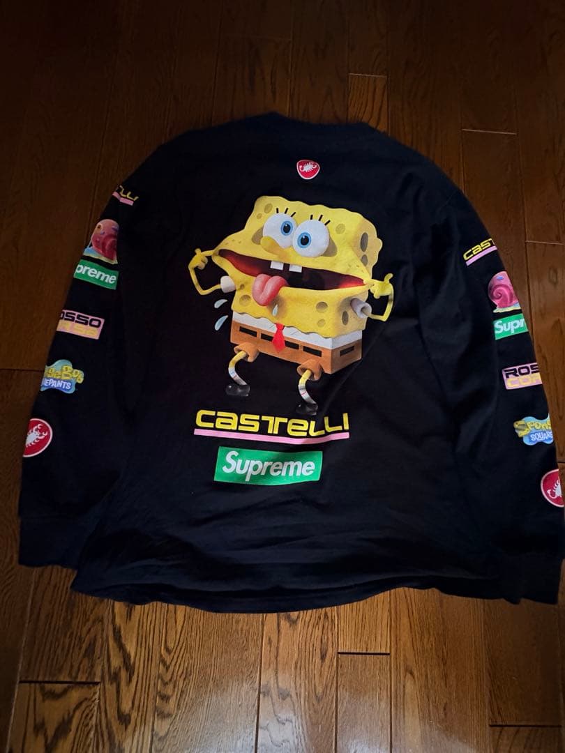 早い者勝ち supreme スポンジボブTシャツ 美品